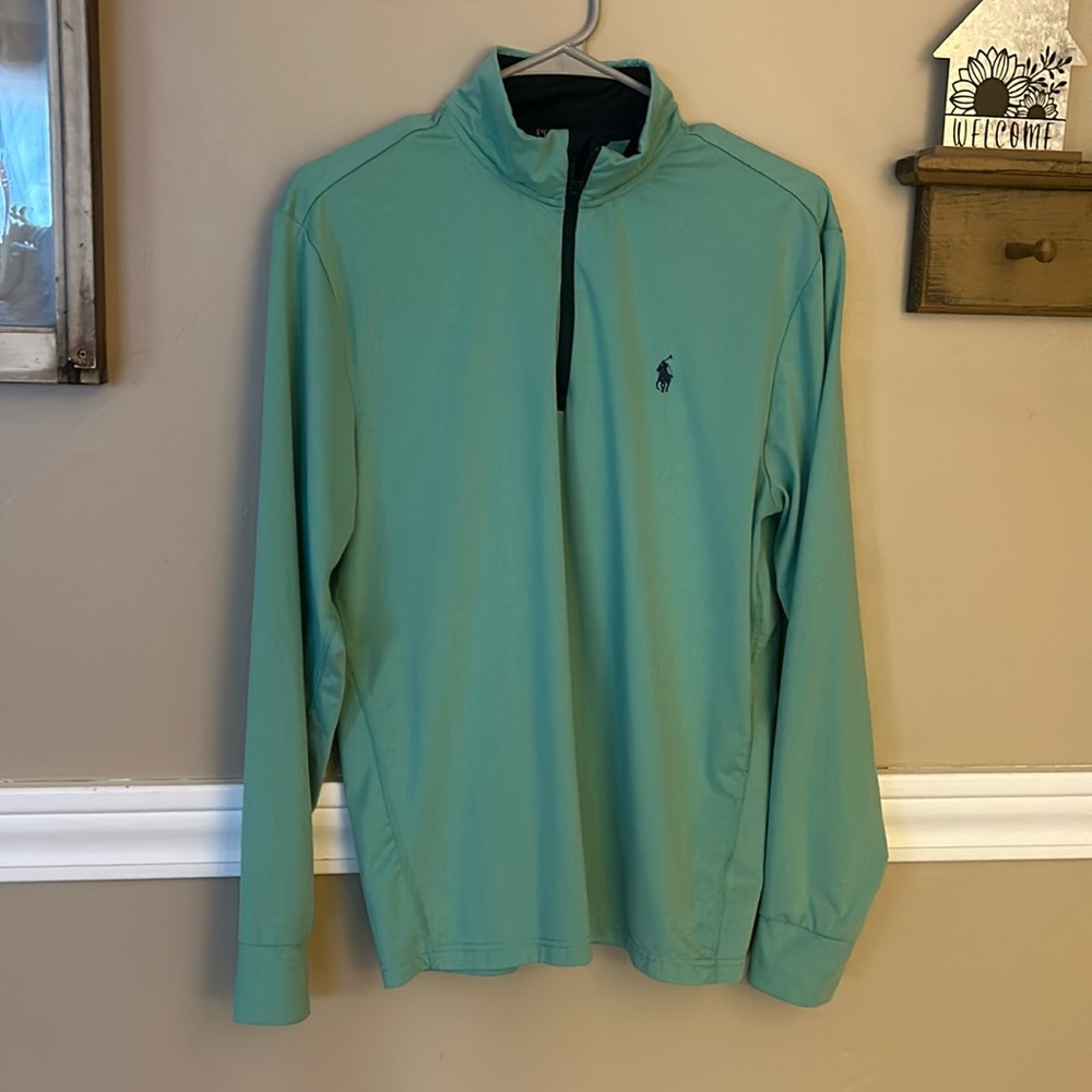 1/4 zip golf polo
